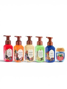 5X Bath Body Works TROPICAL Foaming Hand Soap Collection Set Bundle 8.75 fl oz